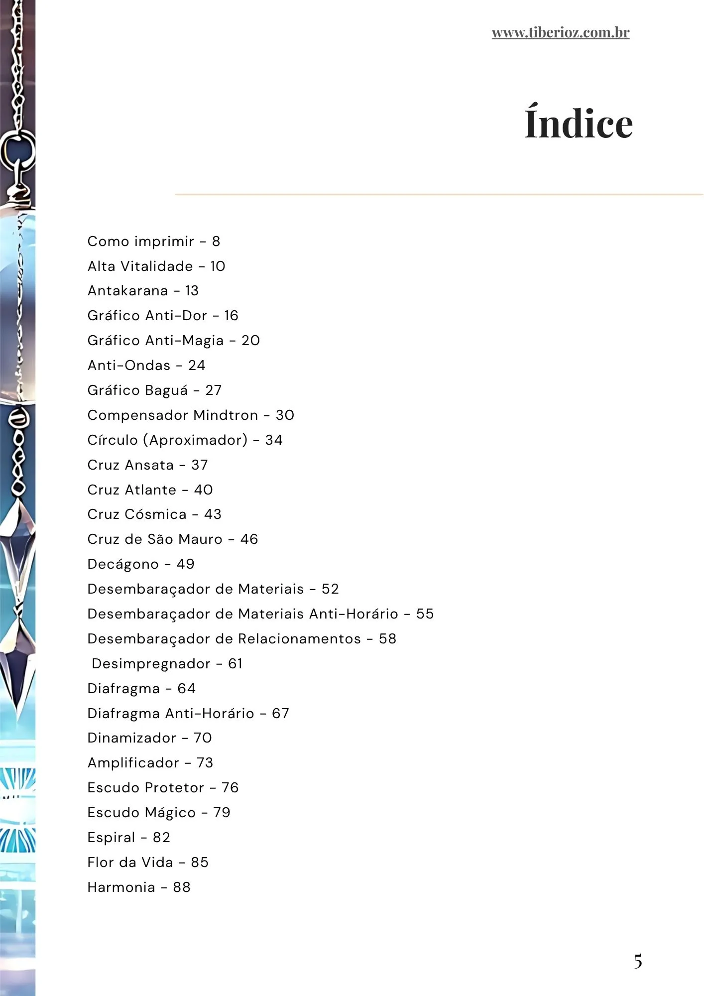 80 Printable Dowsing Charts preview page 2